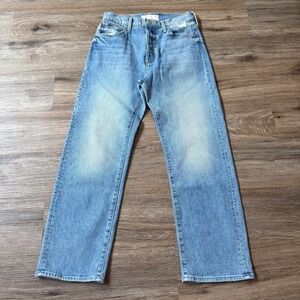 MOTHER SUPERIOR Jeans The Ditcher Crop Button Fly | Resting Beach Face | Size 24